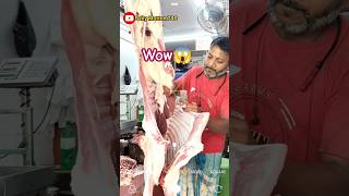 Riyazi Mutton CuttingBareilly Meat ShopRiyazi Mutton Shop In कोलकाताshorts youtube [upl. by Annekim]