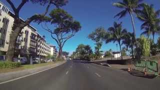 Tahiti GoPro Hero3  Punaauia to Papeete amp Papeete to Paea HD Suction Cup [upl. by Aicirtel]