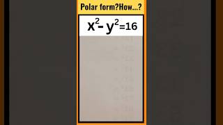 How to convert cartesian equation to polar equation converting cartesian equations to polar form [upl. by Edalb]