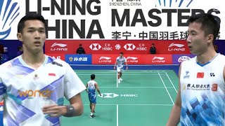 Jonatan Christie INA VS Lu Guang Zu CHN   Round Of 16 Li Ning China Masters Badminton 2024 [upl. by Oneill]