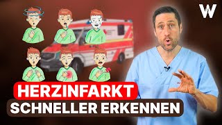 Herzinfarkt sofort erkennen Auf diese Symptome sollten Sie achten Typische Anzeichen amp Erste Hilfe [upl. by Frydman]