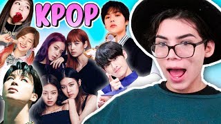 REACCIONANDO AL KPOP Me encanto 😍BTS BLACKPINK TWICE MONSTA X SEVENTEEN RED VELVET [upl. by Rey]