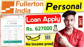 fullerton india 627000 loan offer  fullerton india personal loan kaise le  fullerton india [upl. by Zondra858]