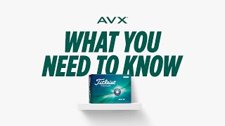 What You Need to Know About the New Titleist AVX [upl. by Siram]