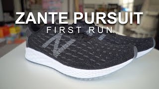 New Balance Fresh Foam Zante Pursuit  First Run [upl. by Wolfie]