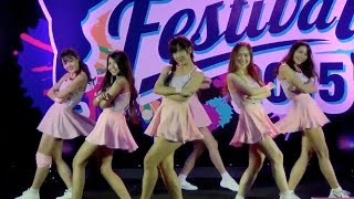 151009 BeBright cover GFRIEND  Intro  Me Gustas Tu KPOP Festival 2015 [upl. by Aneek]