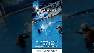 Indoor swimming pool in Madhapur Lower Tank Bund Hyderabad [upl. by Nosirrag775]