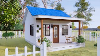 Gorgeous Small House Design with 5x6m 320sqft  Exploring Tiny House [upl. by Eeldarb38]