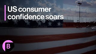 US Economy Job Openings Decline Consumer Confidence Soars [upl. by Aivin]