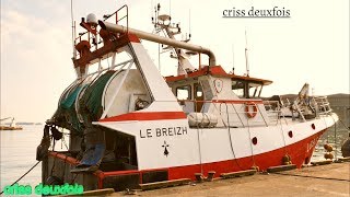 Chalutier de Lorient  Chalut de Fond  Fishing Port  Kéroman  4K  Morbihan  Bretagne  France [upl. by Johnston704]