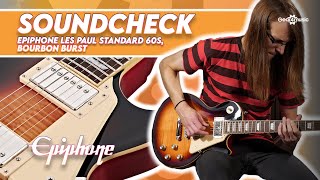 SOUNDCHECK  Epiphone Les Paul Standard 60s Bourbon Burst [upl. by Osmo411]