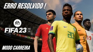 FIFA 23  MODO CARREIRA TRAVANDO RESOLVIDO  SETEMBRO 2023 [upl. by Nonnah]