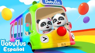 Las Ruedas del Bus🚌  The Wheel on the Bus  Canciones Infantiles  BabyBus en Español [upl. by Woodson]