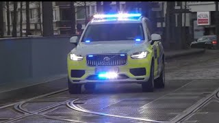 Brandweer Politie verschillende Ziekenwagens met spoed onderweg in Antwerpen [upl. by Gerhardt]