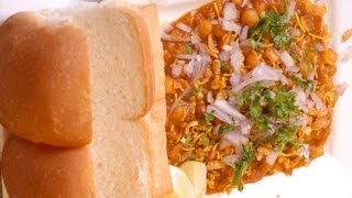 Usal Pav  white peas curry with bread Maharashtrian speciality  By Vahchef  Vahrehvahcom [upl. by Lennie]