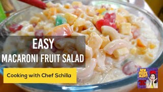 Easiest Macaroni Fruit Salad Super creamy Macaroni Fruit Salad SER [upl. by Yer22]