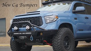 2020 Tundra gets new C4 Overland Bumpers [upl. by Lesiram]