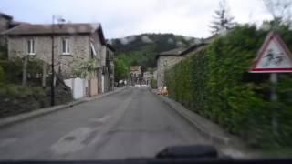 Balade en Ardèche sur une route pittoresque [upl. by Yenitirb]