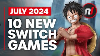 10 Exciting New Games Coming to Nintendo Switch  July 2024 [upl. by Thormora]