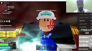 Blox fruits Roblox Killed Vice admiral in magma for 2nd time [upl. by Crescin]