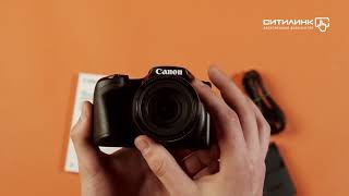 Обзор цифрового фотоаппарата CANON PowerShot SX430 IS  Ситилинк [upl. by Pevzner]