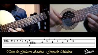 VIAJE DE AMOR HNOS CURI  TUTORIAL 1ra GUITARRA [upl. by Brunella]