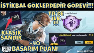 Sandık Açılımı ile İstikbal Göklerdedir Görevi Nasıl Yapılır  PUBG Mobile Kutu Açılımı [upl. by Janice]