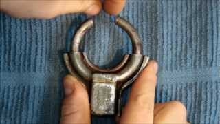 209 Antique Sterling quotProtoDiscusquot Padlock Picked and Discussed [upl. by Phi]