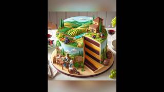 Tuscany Vineyard Cake Ideas cakeideas cakedecorating [upl. by Tooley]