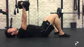 DUMBBELL FLOOR PRESS [upl. by Afrikah993]