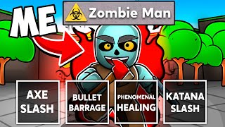 I Unlocked a ZOMBIE MAN MOVESET in ROBLOX The Strongest Battlegrounds [upl. by Htezzil338]