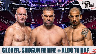 Glover Teixeira amp Shogun Rua Retire Jose Aldo to HOF  Morning Kombat Ultra [upl. by Danais]