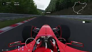 AC  44411 in the Nurburgring using the F2004 with Slicks [upl. by O'Toole]