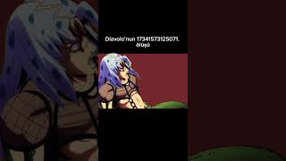 Diavolo death meme keşfet animation jojo Dodomations [upl. by Collum]