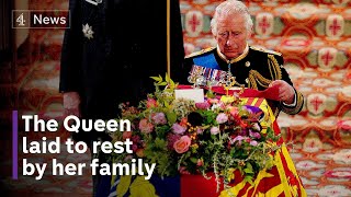 Queen Elizabeth II Funeral royal family say final goodbye [upl. by Harry]