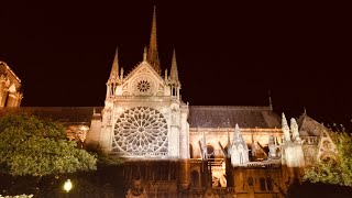 La Cathédrale Notre Dame de Paris by Night 4K [upl. by Liauqram]