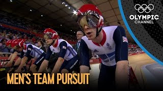 Team GB Set New Team Pursuit World Record  London 2012 Olympics [upl. by Heymann]