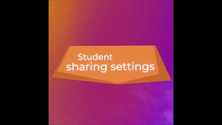 Student sharing settings  CoSpaces Edu Feature Friday [upl. by Algy]