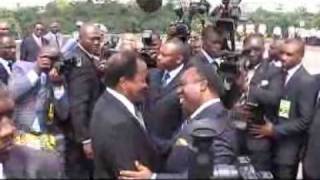 S E M Paul Biya accueil Ali Bongo au Cameroun [upl. by Yevol]