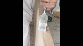 Door hinges installation woodworking [upl. by Orfield]