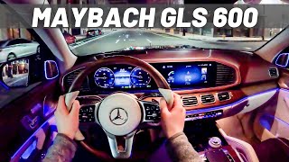 2023 Mercedes Maybach GLS  POV Night Drive [upl. by Nah]