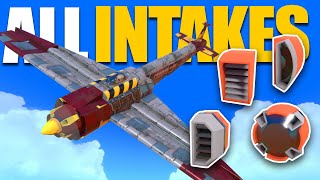 I Built a Plane Using All the NEW Intakes from the 195 Update Early Access [upl. by Iduj]