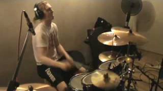 SICKDRUMMERCOM  Max Blunos From Trigger The Bloodshed  Studio Diary [upl. by Animar]