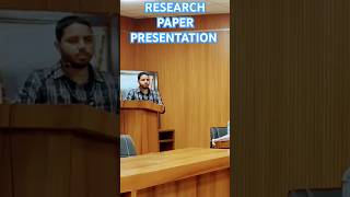 RESEARCH PAPER PRESENTATION NATIONAL CONFERENCE HISTORYtrending youtube shorts short ugc [upl. by Alieka910]