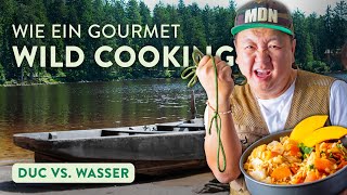 Veganer GemüseReis mit gefiltertem Wasser 🍛  Wie ein Gourmet  Wild Cooking [upl. by Eibor]