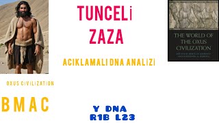 Tunceli Zaza Kökenli Birey İllustrative DNA Genetik Mirası Orjinal Zaza Genetiği BMAC [upl. by Notyap]