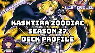 This Might Be MY FAVORITE CONTROL DECK  Kashtira Zoodiac Season 27 Deck Profile [upl. by Soelch]