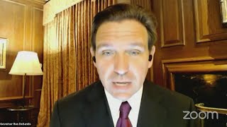 Florida Gov DeSantis tells residents to no get updated COVID19 vaccine CDC defends new shot [upl. by Marty113]