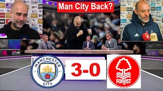 Man City back to Winning Ways beat Forest 30  PostMatch Analysis [upl. by Oderfliw889]