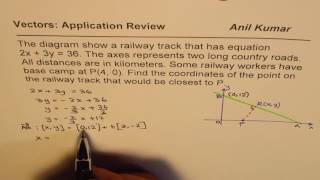 Point Closest to Railway Track Vector Application [upl. by Akemej837]